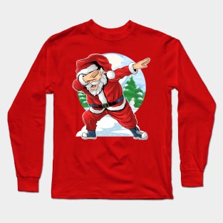 Dabbing Santa Long Sleeve T-Shirt